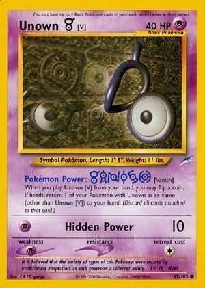 Unown V - 89/113 - Unlimited - EN