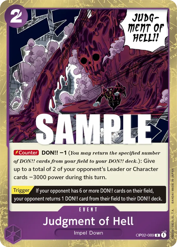 Judgment of Hell - OP02-089 Judgment of Hell - OP02-089