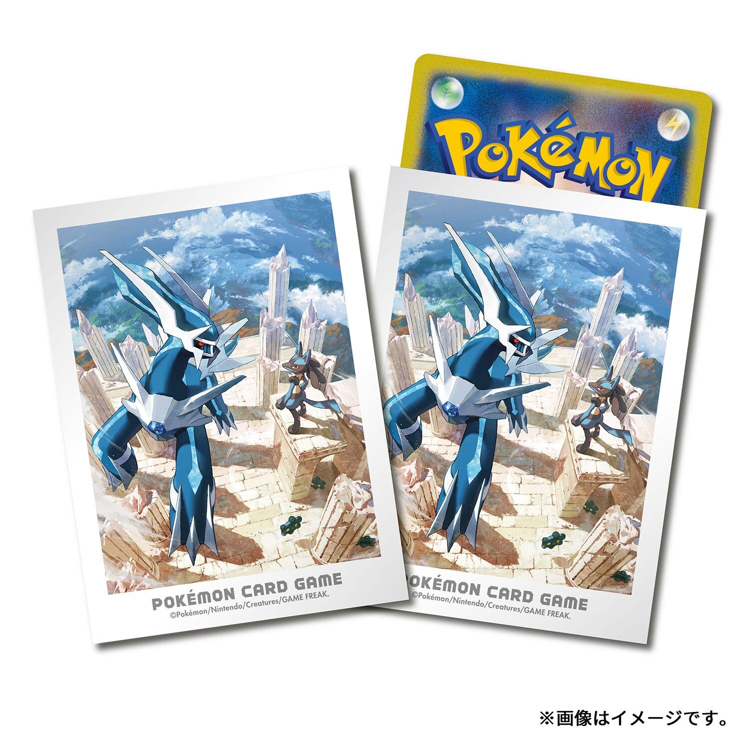 Pokemon Center Deck Sleeves Sinnoh Adventure Dialga & Lucario Pokemon Center Deck Sleeves Sinnoh Adventure Dialga & Lucario