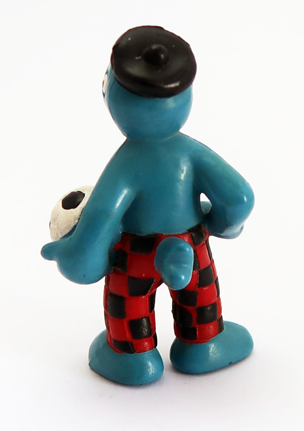 Globi mit Fussball PVC Figur