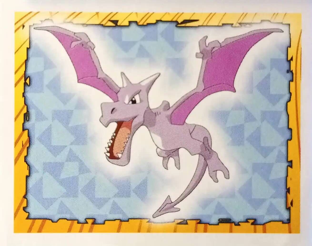 Aerodactyl - 142 - Merlin Sticker Series 1