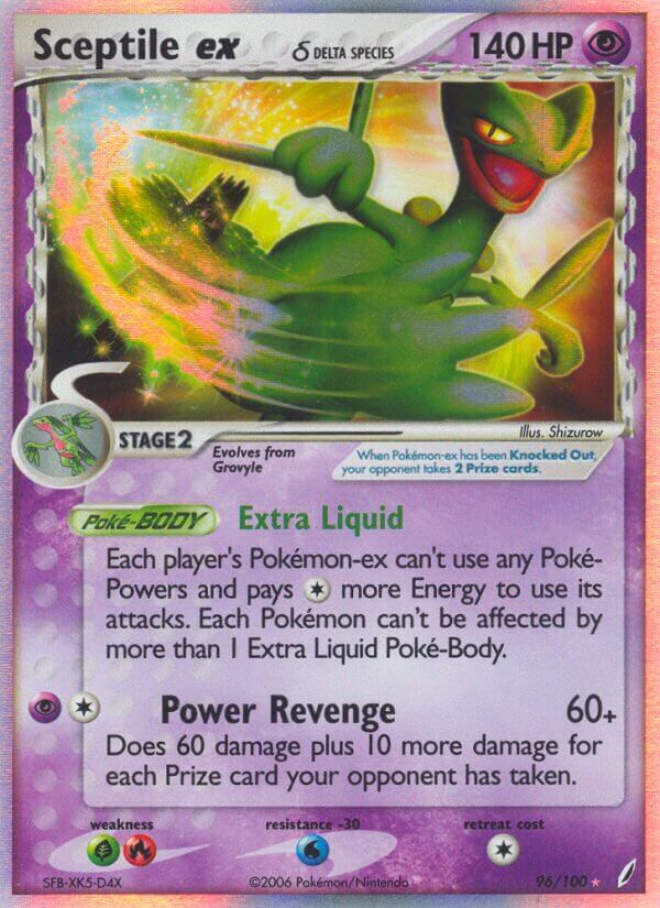 Sceptile ex - 96/100 - EN