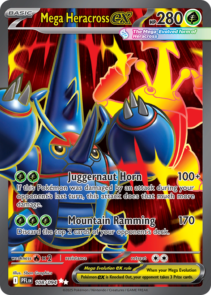 Mega Heracross ex - 108/094 - EN
