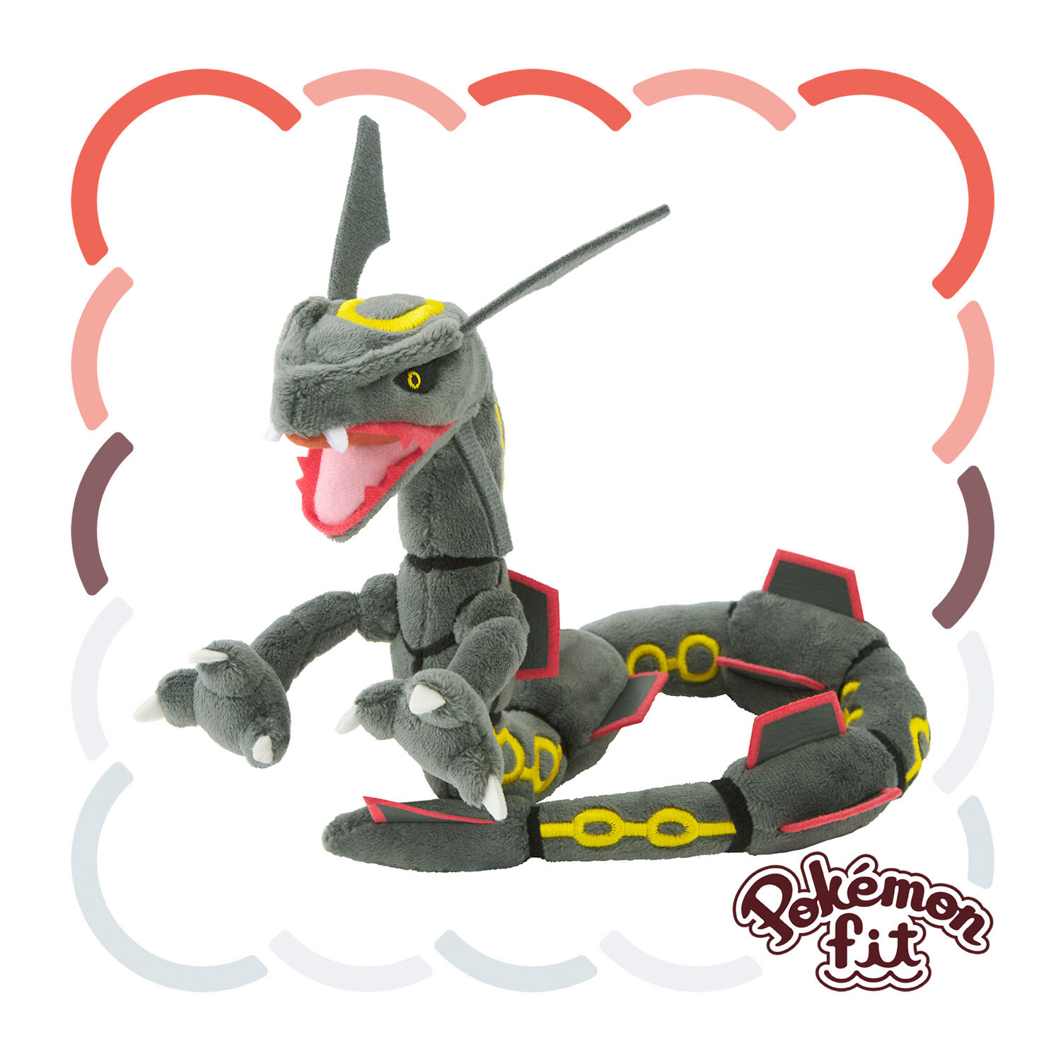 Shiny Rayquaza Sitting Cuties Plush - 15 cm