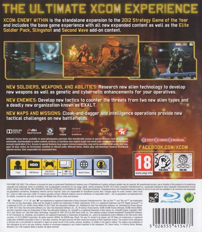 XCOM: Enemy Within - PS3