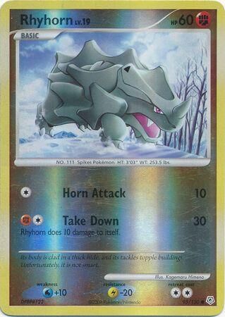 Rhyhorn - 95/130 - Reverse Holo - EN Rhyhorn - 95/130 - Reverse Holo - EN