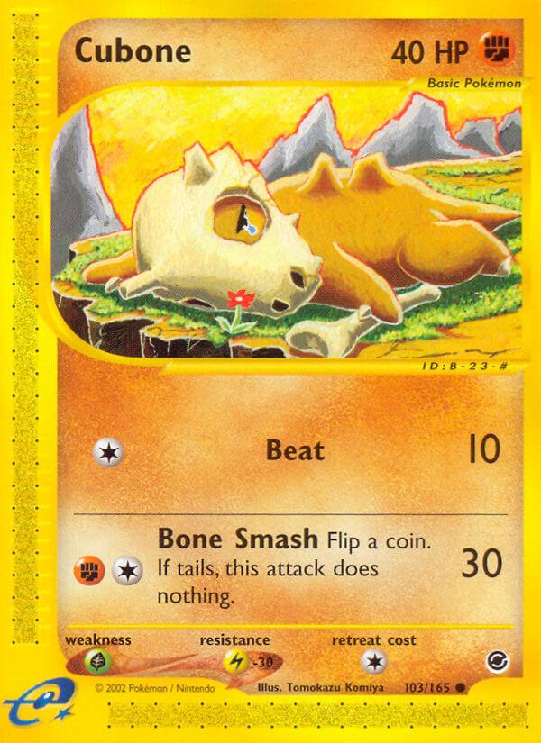 Cubone - 103/165 - EN