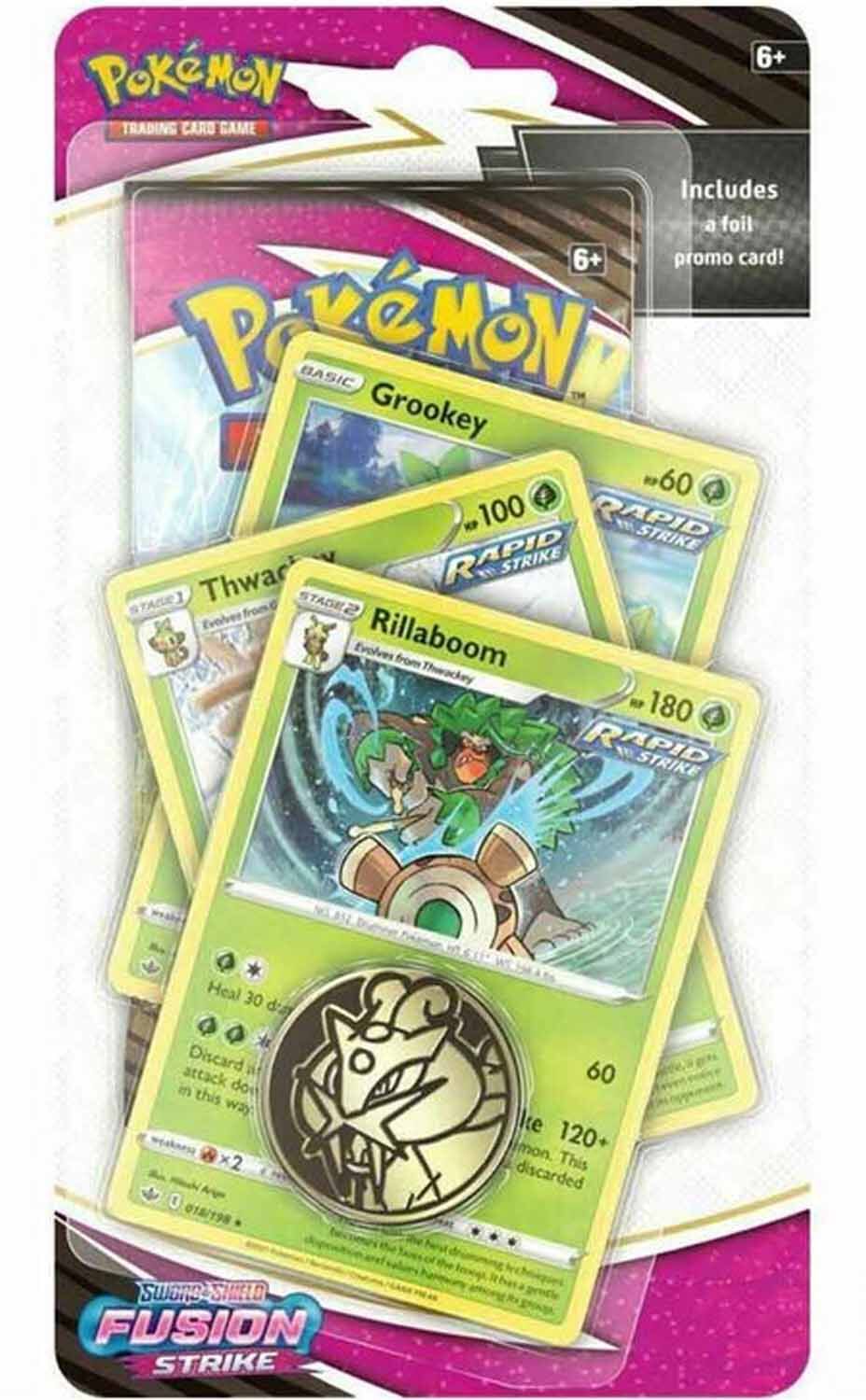 pokemon-sword-shield-fusion-strike-rillaboom-premium-checklane-blister-en-1 Pokémon Sword & Shield Fusion Strike Rillaboom Premium Checklane Blister - EN