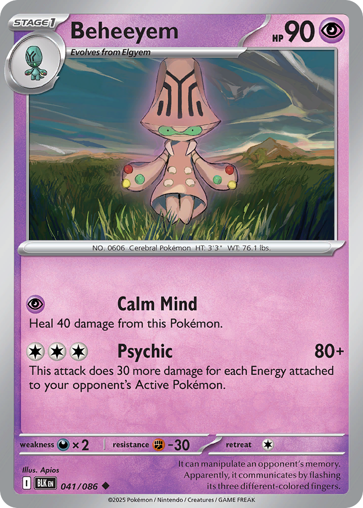 Beheeyem - 041/086 - EN