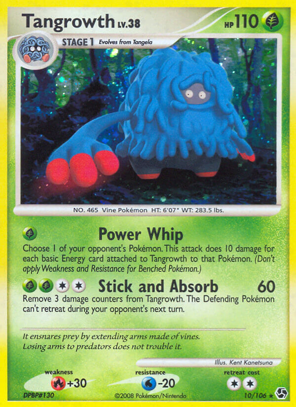 Tangrowth - 10/106 - Reverse Holo - EN