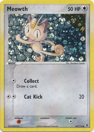 Meowth - 69/112 - Reverse Holo - EN Meowth - 69/112 - Reverse Holo - EN