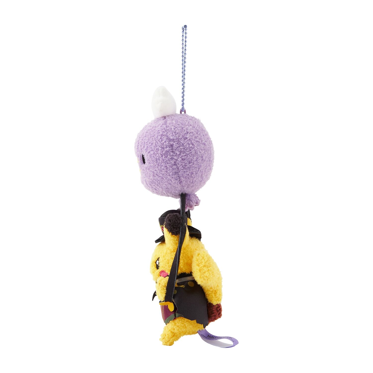 Pokémon Center Original - Mascot Halloween Ghost Chateau Pikachu & Drifloon - 22 cm