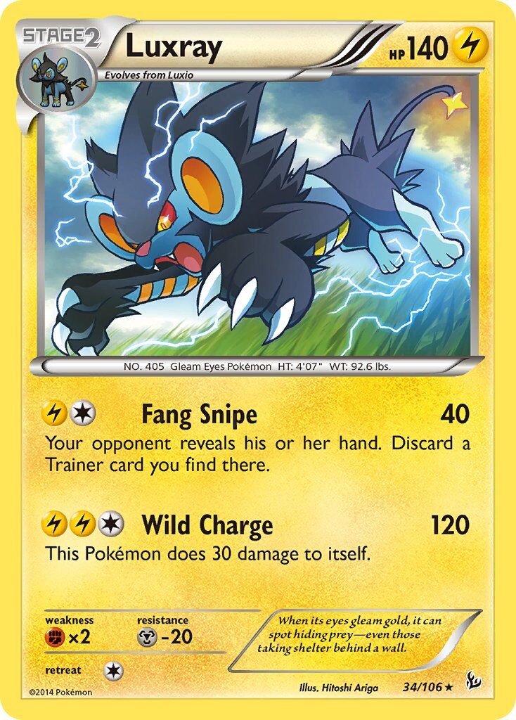 Luxray - 34/106 - EN Luxray - 34/106 - EN