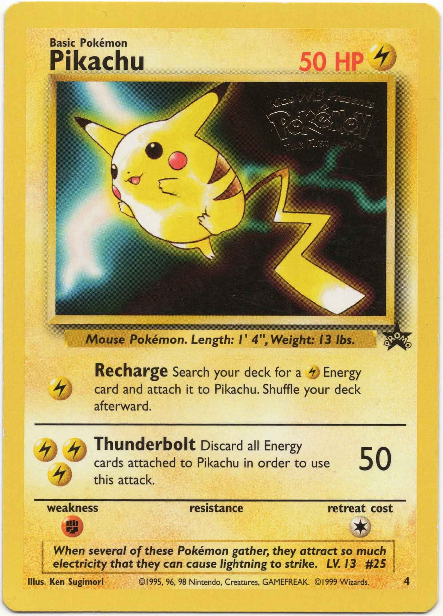 Pikachu Black Star Promo 4 - Pokémon TCG
