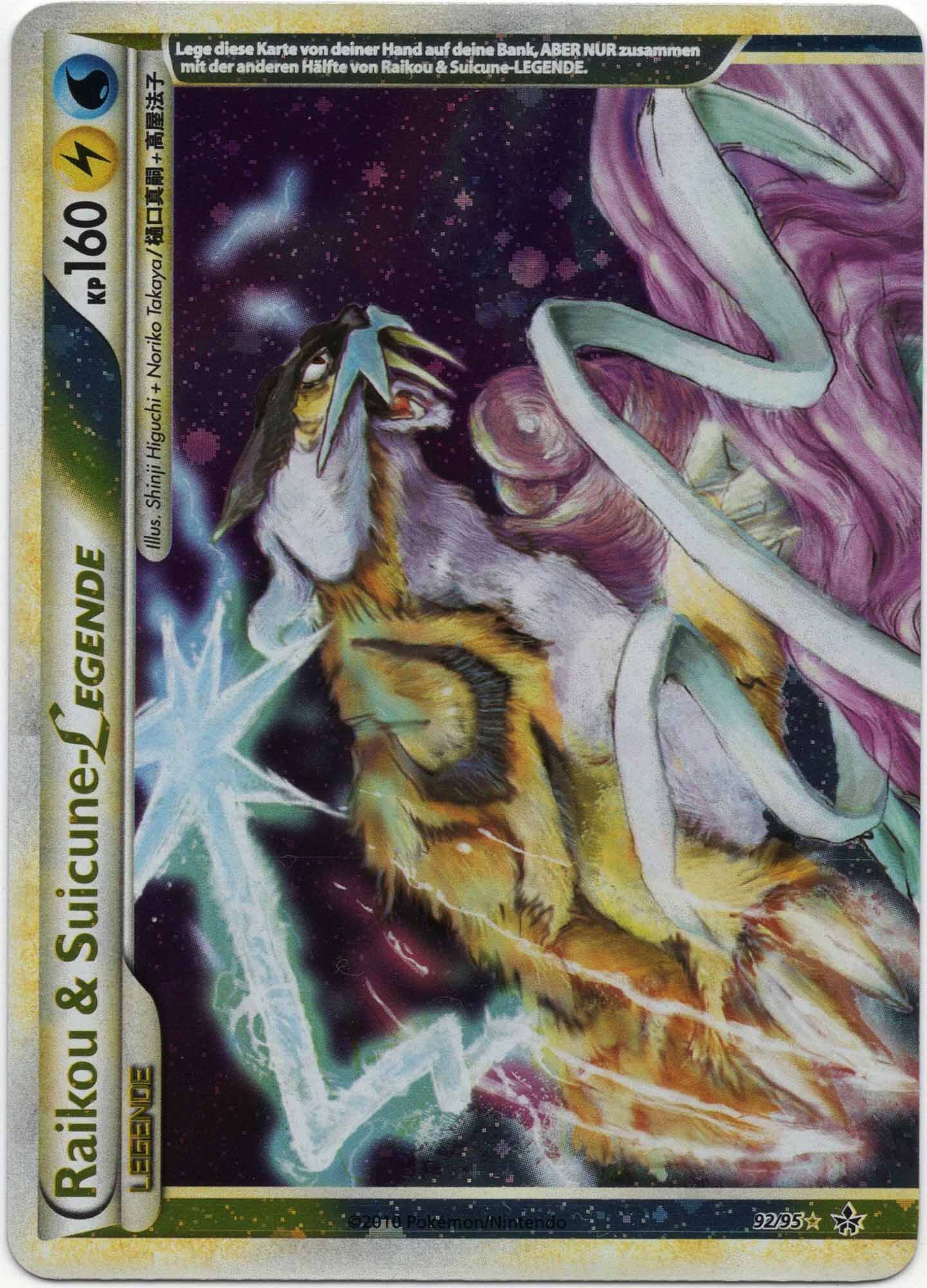 raikou-suicune-legende-92-95-poke-mon-tcg-near-mint Raikou & Suicune-Legende - 92/95 - Pokémon TCG (Near Mint)
