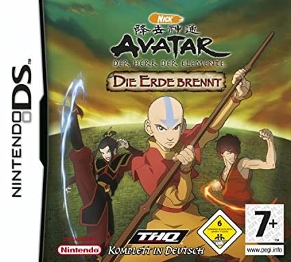 Avatar: Der Herr der Elemente Die Erde brennt - Nintendo DS Avatar: Der Herr der Elemente Die Erde brennt - Nintendo DS