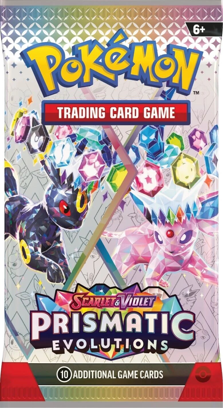 Pokémon TCG: Scarlet & Violet - Prismatic Evolutions (SV8.5) Booster Pack - EN Pokémon TCG: Scarlet & Violet - Prismatic Evolutions (SV8.5) Booster Pack - EN