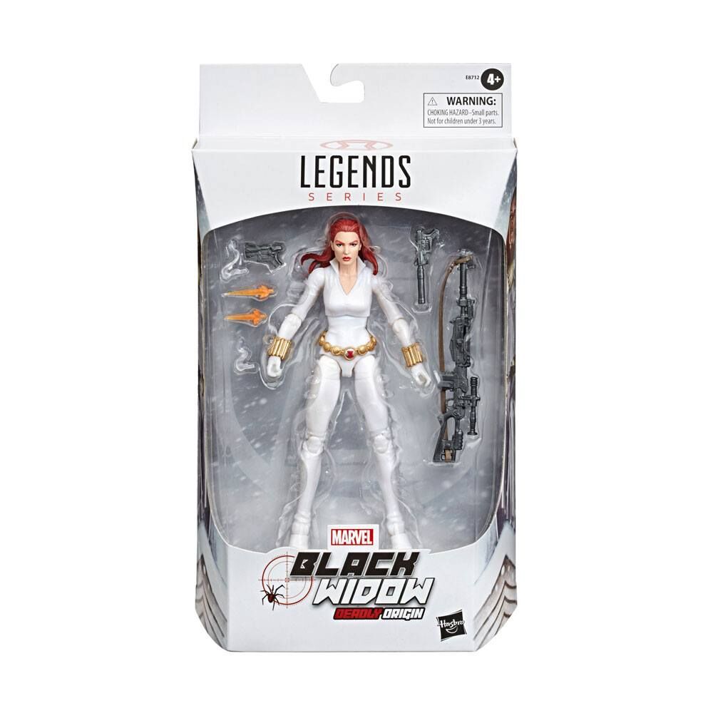 Marvel Legends Series Actionfigur Black Widow White Suit Deadly Origin 15 cm