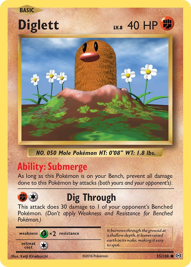 Diglett - 55/108 - EN