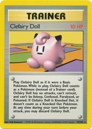 Clefairy Doll - 70/102 - Unlimited - EN Clefairy Doll - 70/102 - Unlimited - EN