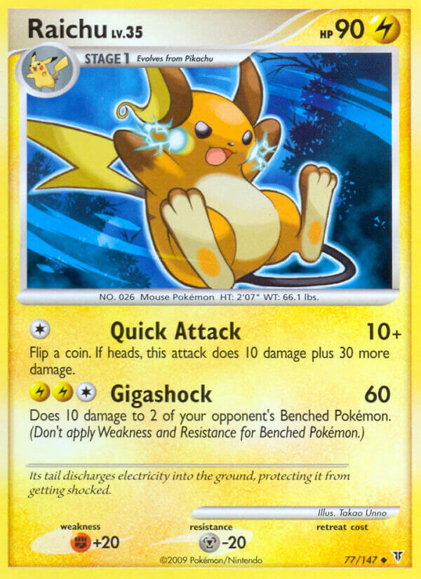 Raichu - 77/147 - EN