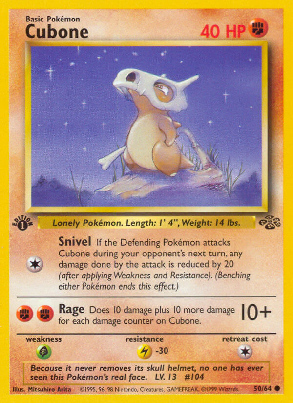 Cubone - 50/64 - 1st Edition - EN