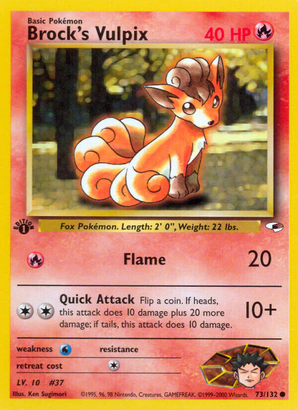 Brock’s Vulpix - 73/132 - EN