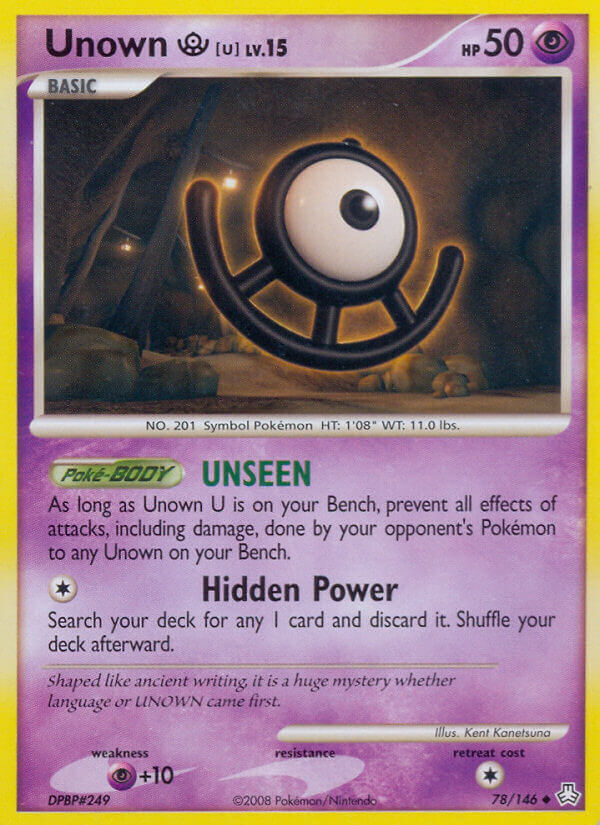 Unown U - 78/146 - EN Unown U - 78/146 - EN