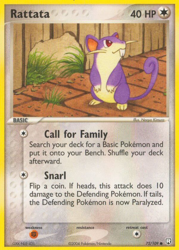 Rattata - 72/109 - Reverse Holo - EN