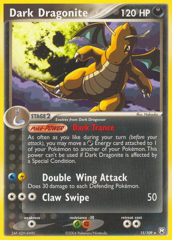 Dark Dragonite - 15/109 - Reverse Holo - EN