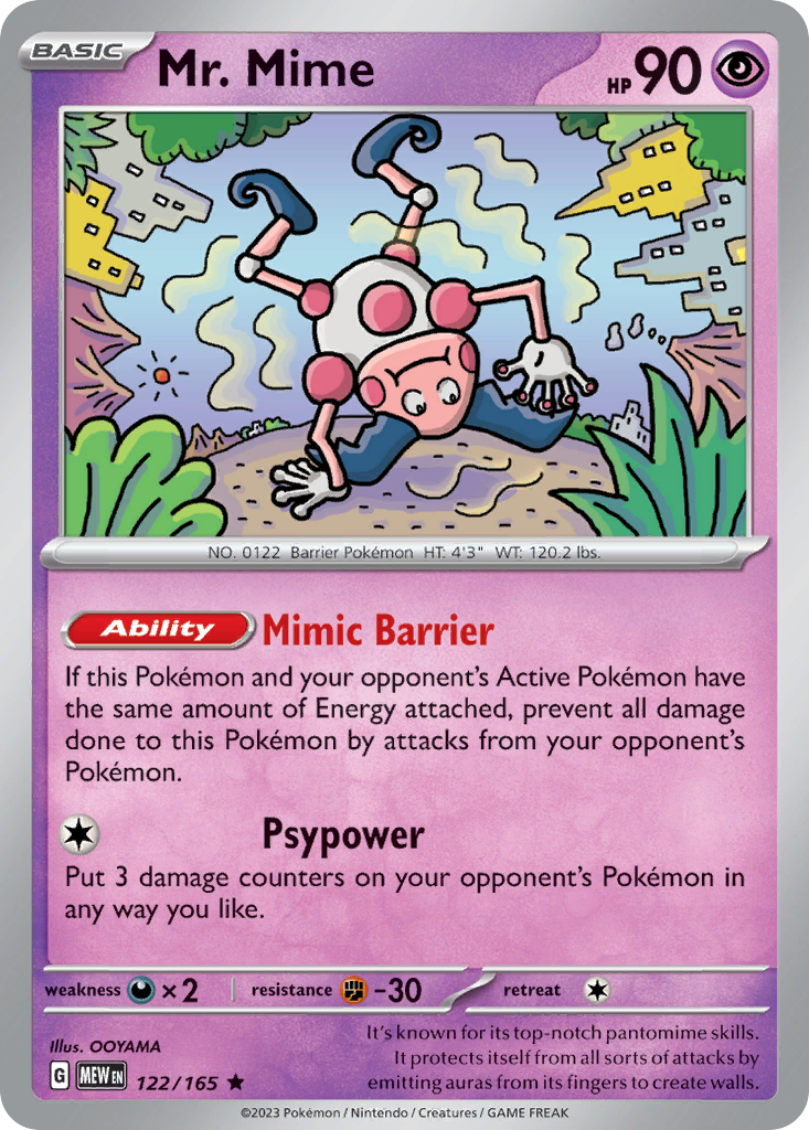 Mr. Mime - 122/207 - EN