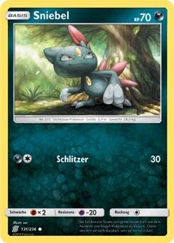 Sniebel 131/236 - Pokémon TCG