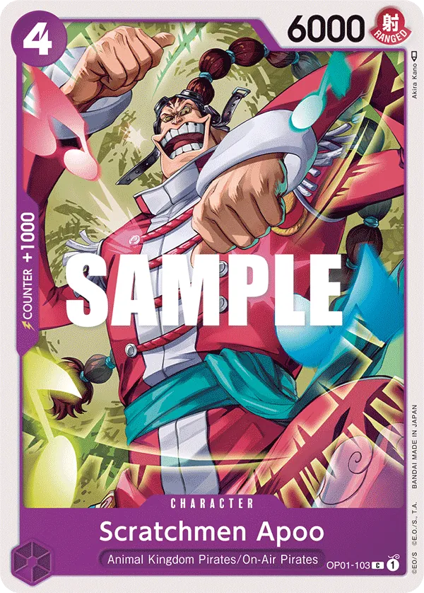 Scratchmen Apoo - OP01-103 Scratchmen Apoo - OP01-103