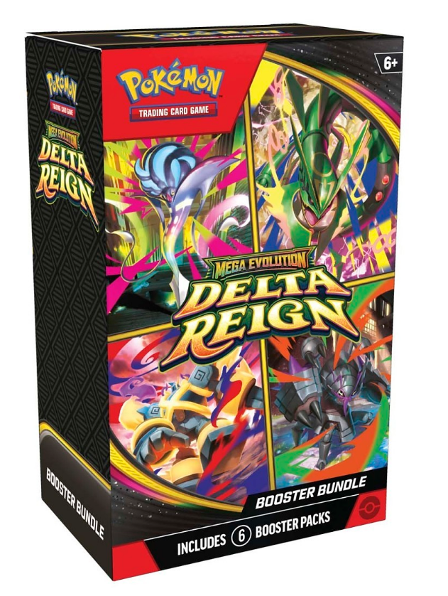 Pokémon TCG: Mega Evolution - Delta Reign Booster Bundle (6 Packs) - EN Pokémon TCG: Mega Evolution - Delta Reign Booster Bundle (6 Packs) - EN