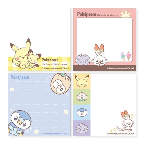 Pokémon Sticky Notes Peaceful Place
