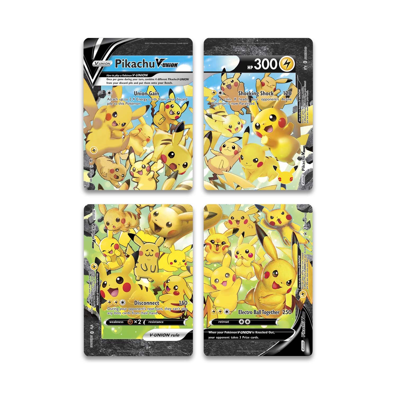 Pokémon 25th Anniversary Celebrations Pikachu V UNION Box - EN