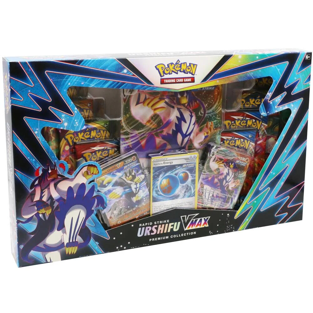 Pokémon Urshifu Rapid Strike VMAX Premium Collection Box - EN Pokémon Urshifu Rapid Strike VMAX Premium Collection Box - EN