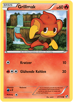 grillmak-21-114-reverse-holo-pokemon-tcg-near-mint-de Grillmak - 21/114 - Reverse Holo - Pokémon TCG - Near Mint - DE