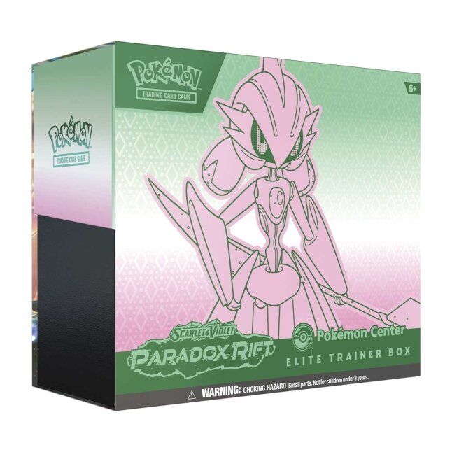 Pokémon TCG: Scarlet & Violet-Paradox Rift Pokémon Center Elite Trainer Box (Iron Valiant) - EN Pokémon TCG: Scarlet & Violet-Paradox Rift Pokémon Center Elite Trainer Box (Iron Valiant) - EN