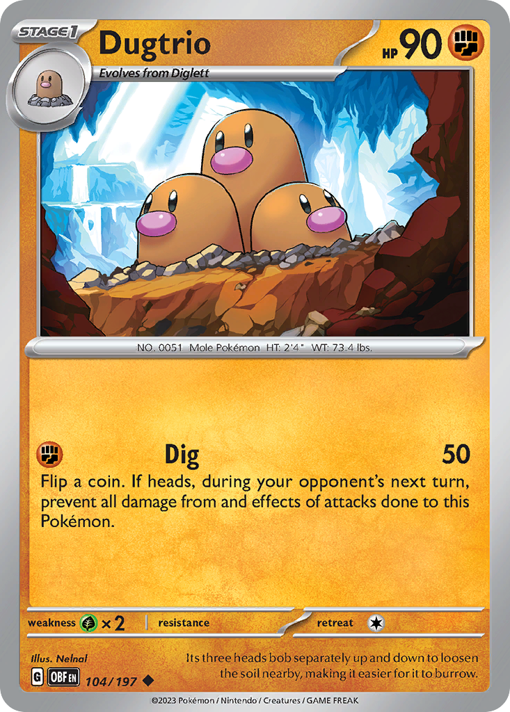 Dugtrio - 104/230 - EN Dugtrio - 104/230 - EN