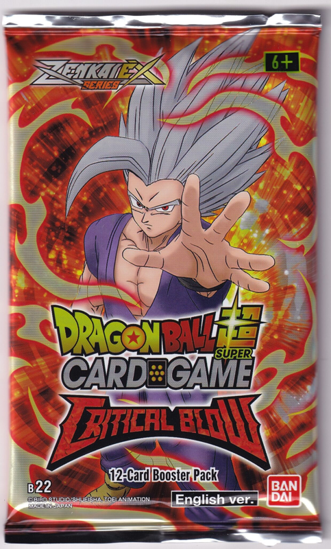 Zenkai Series 05 Critical Blow B22 Booster Pack - Dragon Ball Super Card Game - EN