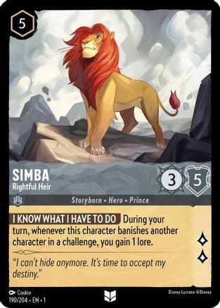 Simba - Rightful Heir - 190/204 - EN Simba - Rightful Heir - 190/204 - EN