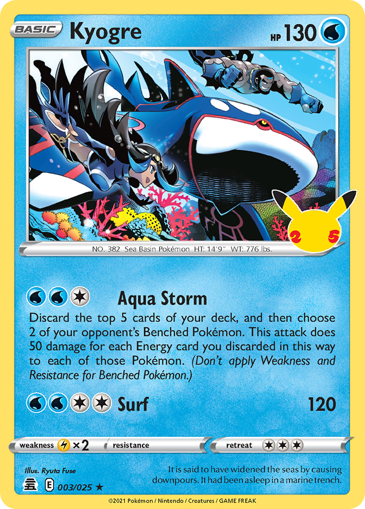 Kyogre - 003/25 - EN Kyogre - 003/25 - EN