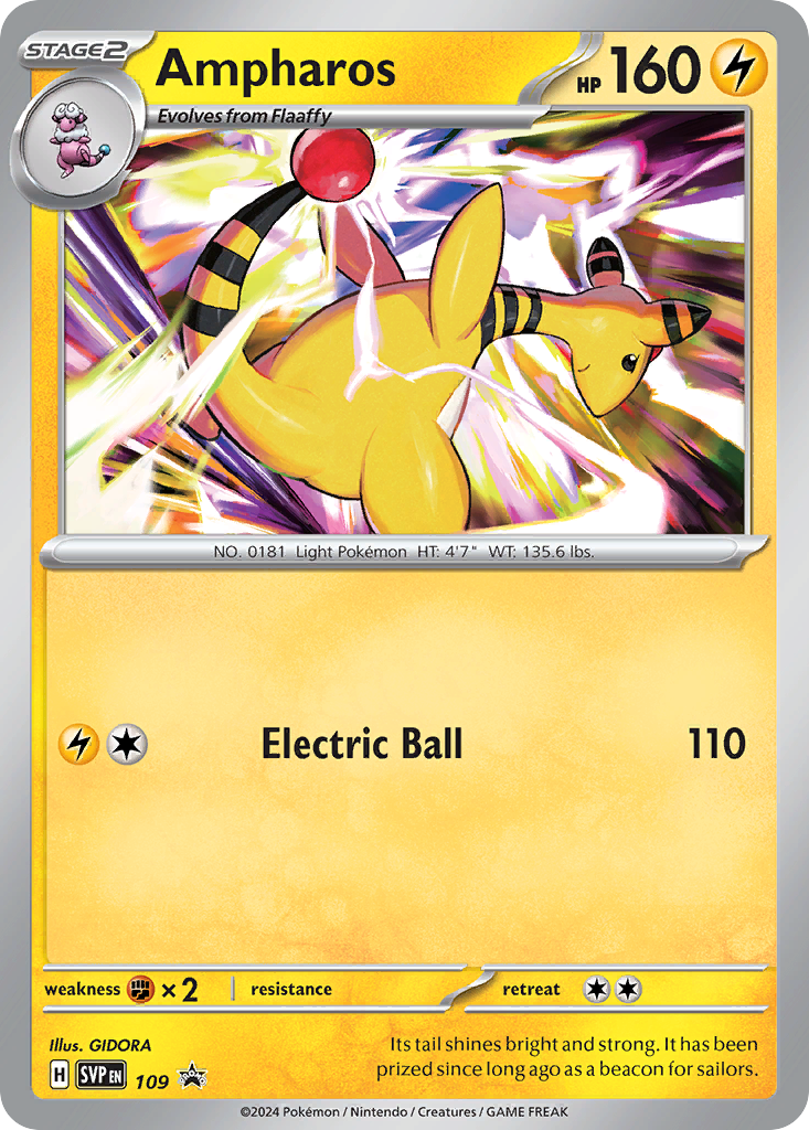 Ampharos - SVP109 - EN Ampharos - SVP109 - EN