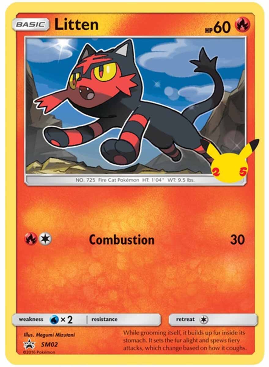 Pokémon 25th Anniversary Alola Starters 3 Pack Jumbo Promos - EN