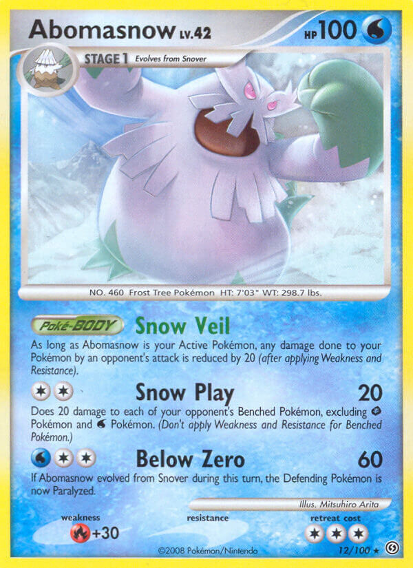 Abomasnow - 12/100 - EN Abomasnow - 12/100 - EN