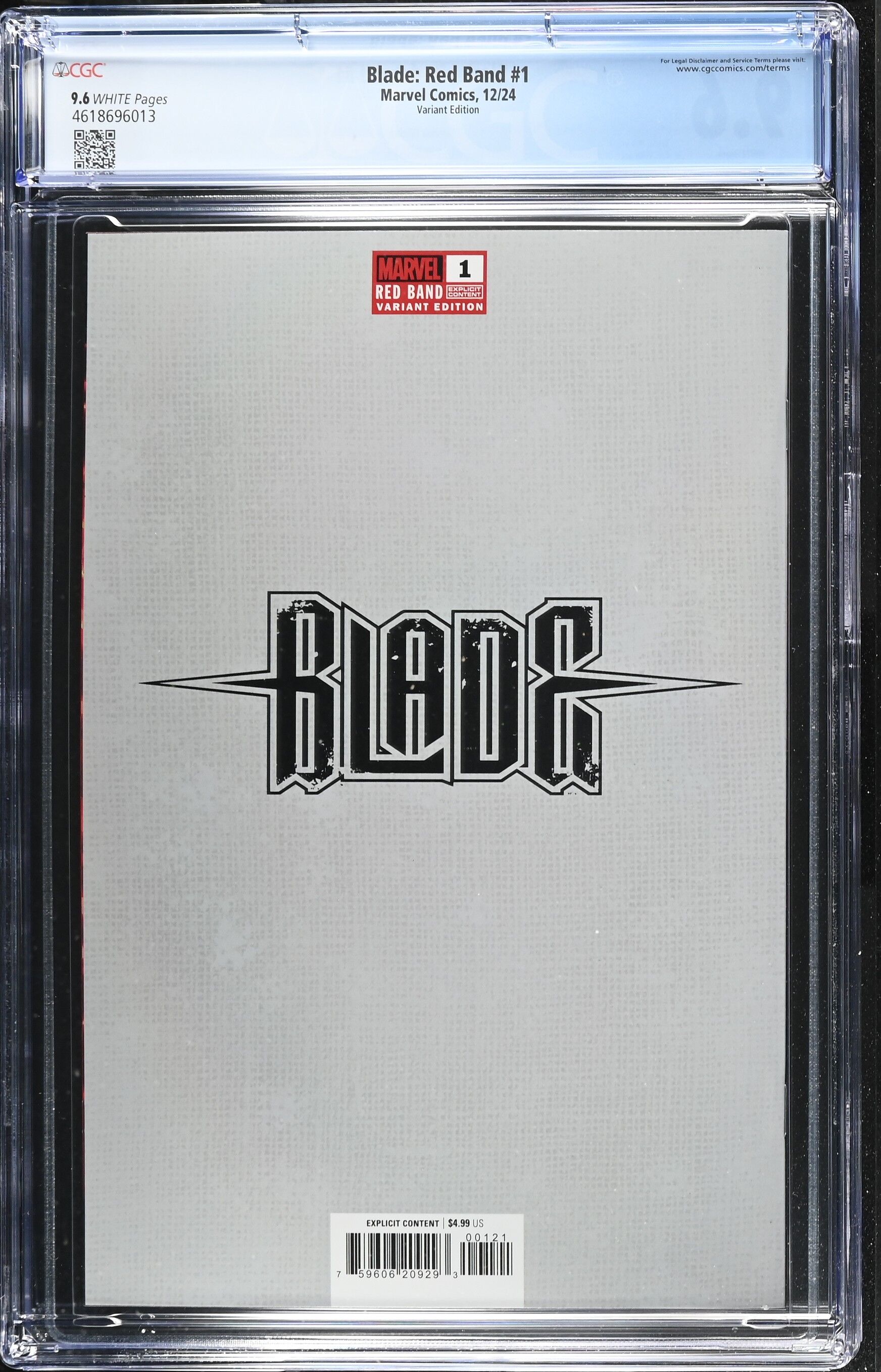 Blade: Red Band Issue 1 - CGC 9.6