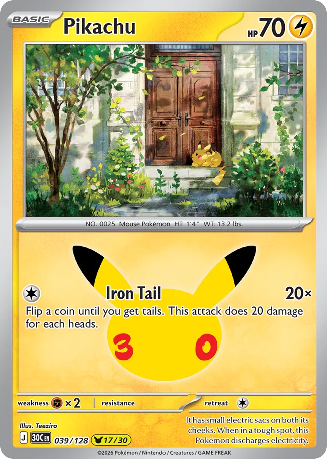 Pikachu - 039/128 - EN