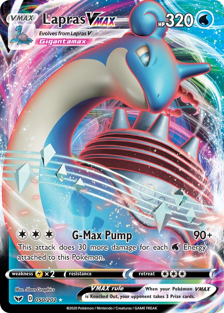 Lapras VMAX - 050/202 - EN Lapras VMAX - 050/202 - EN