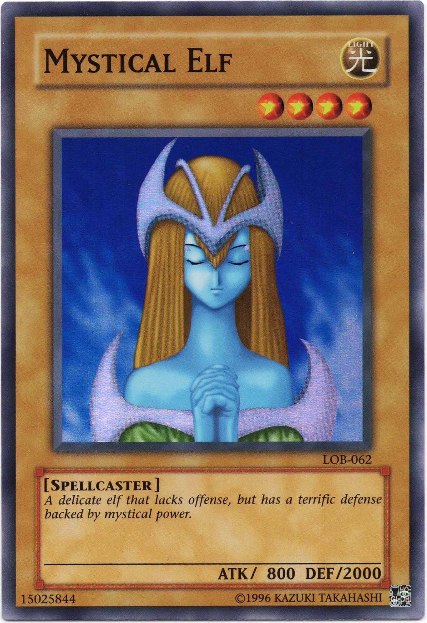 mystical-elf-lob-062-super-rare-near-mint Mystical Elf - LOB-062 - Super Rare (Near Mint)